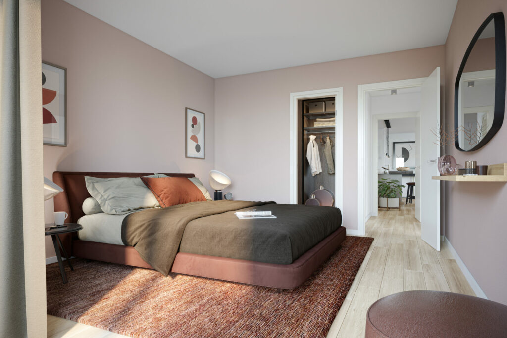 the hiding home bedroom